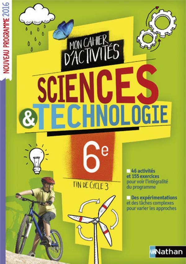 Coppens Nicolas - SCIENCES & TECHNOLOGIE 6E 2016 - MON CAHIER D'ACTIVITES Coppens Nicolas - SCIENCES & TECHNOLOGIE 6E 2016 - MON CAHIER D'ACTIVITES